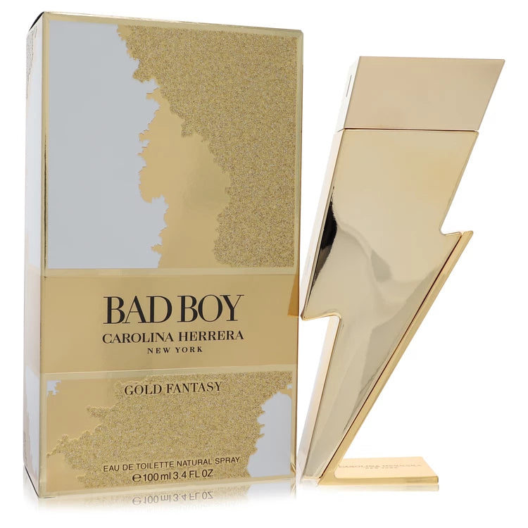Carolina Herrera Bad Boy Gold Fantasy 3.4oz Men's Eau de Parfum