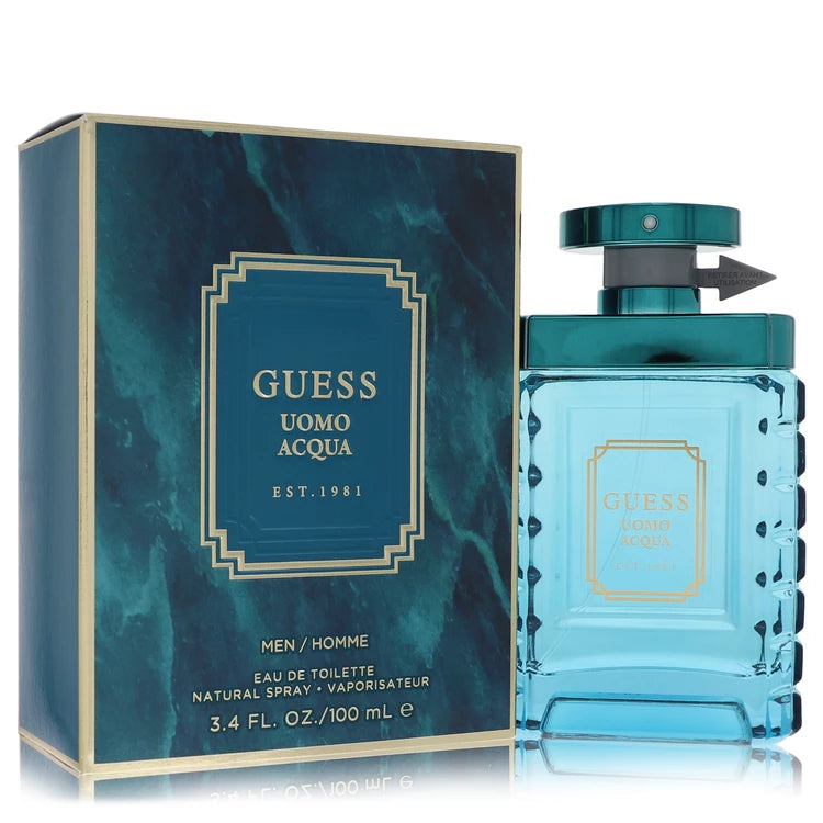 Guess Uomo Acqua 3.4oz Men's Eau de Toilette