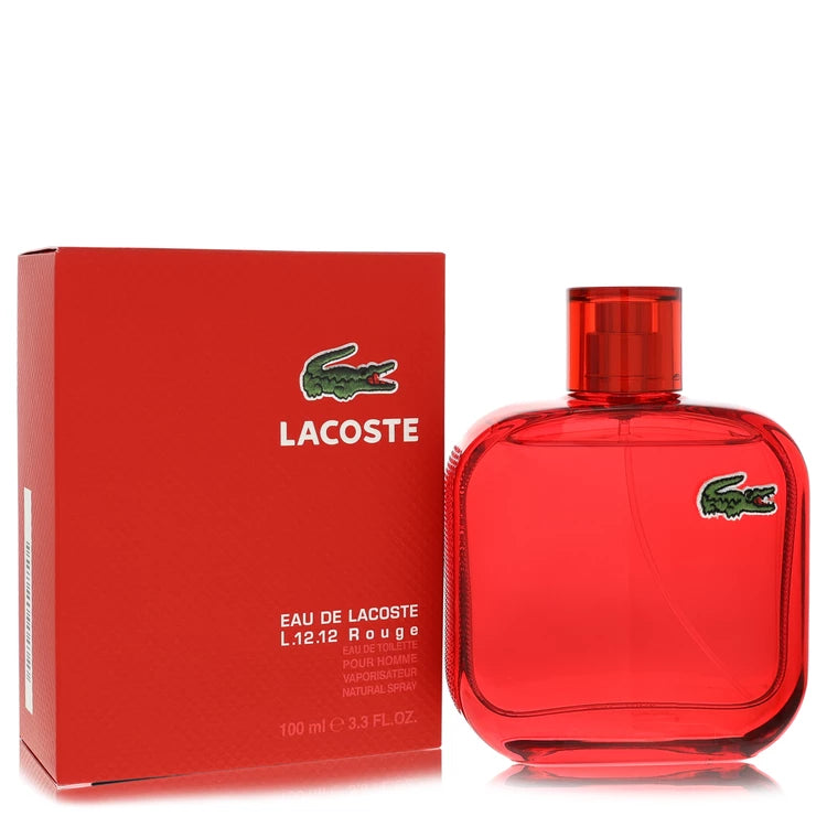 Lacoste Eau De Lacoste L.12.12 Rouge 3.3oz Men's Eau de Toilette