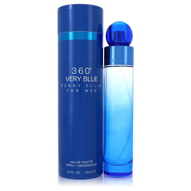 Perry Ellis 360 Very Blue 3.4oz Men's Eau de Toilette