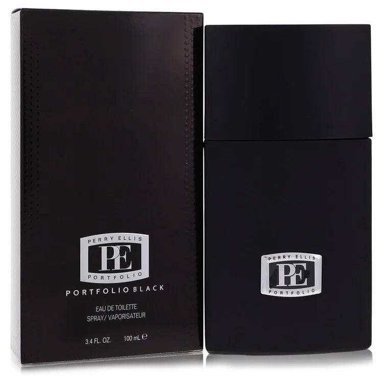 Perry Ellis Portfolio Black 3.4oz Men's Eau de Toilette