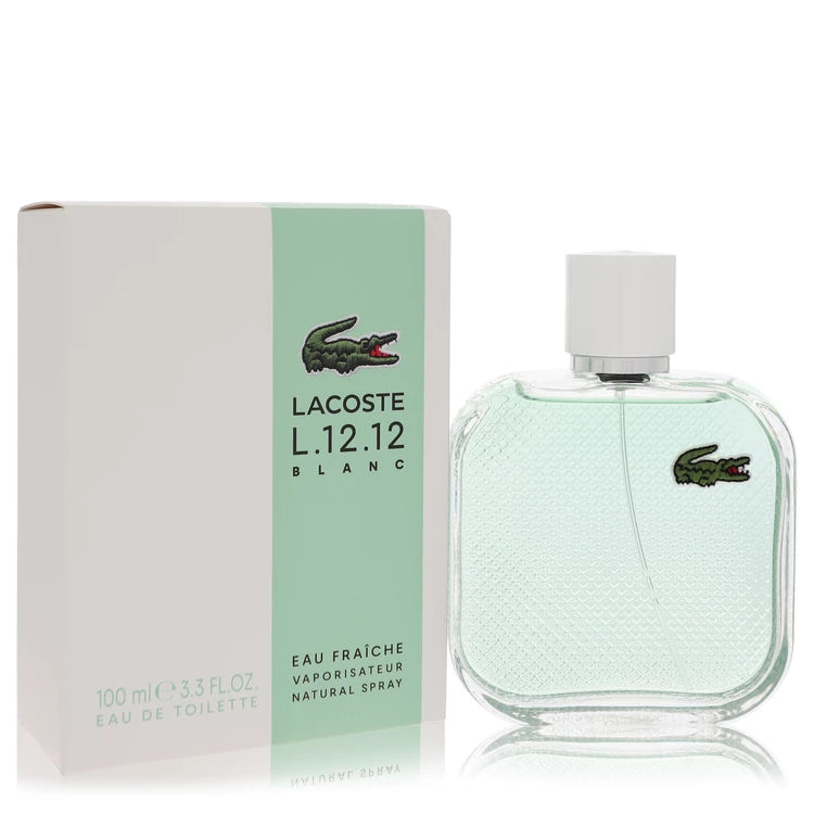 Lacoste Eau De Lacoste L.12.12 Blanc Eau Fraiche 3.3oz Men's Eau de Toilette