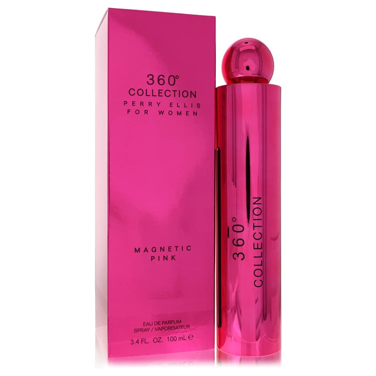 Perry Ellis 360 Collection Magnetic Pink 3.4oz Women's Eau de Parfum