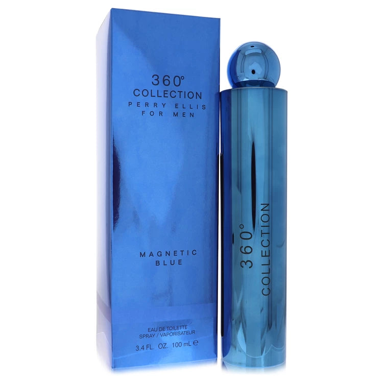 Perry Ellis 360 Collection Magnetic Blue 3.4oz Men's Eau de Toilette